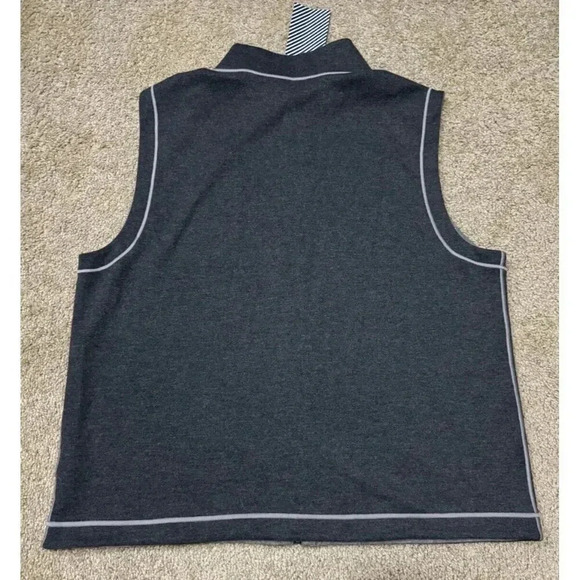 NWT WILKENS BROS Men’s Gray Reversible Cotton Blend Vest XXL Basic Staple Casual - Picture 3 of 9
